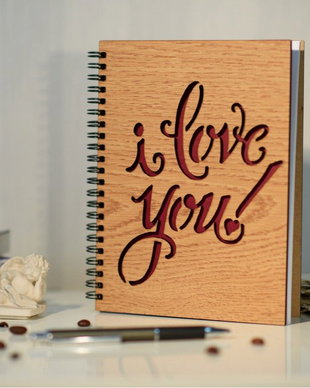 Agenda cu coperti din lemn, AG1004C3