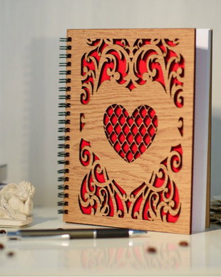 Agenda cu coperti din lemn, AG1006C3