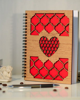 Agenda cu coperti din lemn, AG1007C3