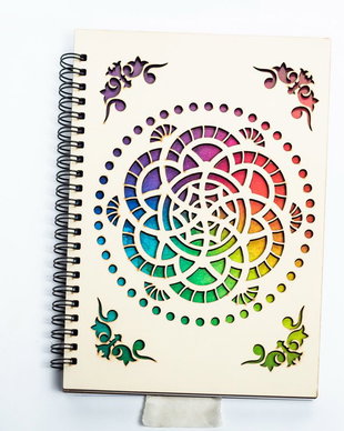 Agenda cu coperti din lemn, AG1025C0
