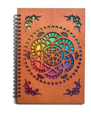 Agenda cu coperti din lemn, AG1025c