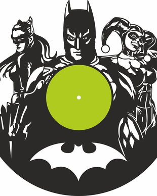 ceas de perete "batman"