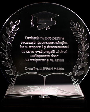 Placheta personalizabila din plexic, PP1003