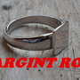 Baza inel argint 925 rodiat, platou 9 mm