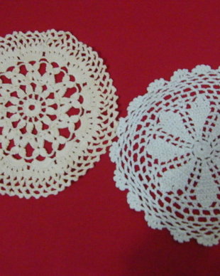 2 mileuri bumbac  18 cm