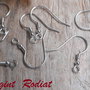 Tortite argint 925 rodiat, 20 mm (1 pereche)