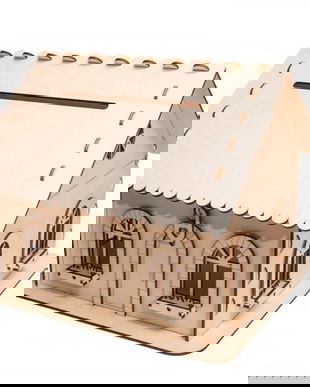 Cutie dar pentru nunta din lemn, CD1034