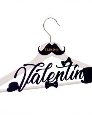 Umeras personalizat nunta din lemn, UP1008