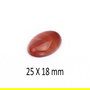 Cabochon Agat, 25 x 18 mm, A503
