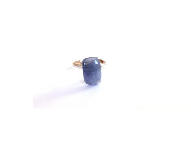 Inel Tanzanit si Argint 925 - IN939 - Inel albastru reglabil, inel pietre semipretioase, cristale vindecatoare, inel delicat, cadou prietena, cadou iubita, cadou sotie, inel cadou, cristaloterapie
