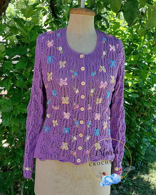 Bluza tricotata Dolly mov