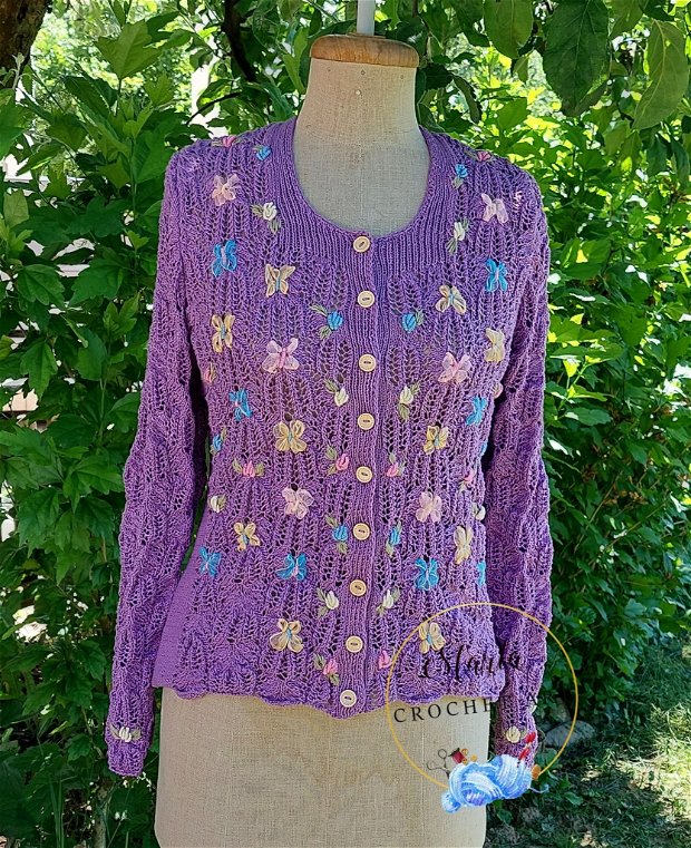 Bluza tricotata Dolly mov