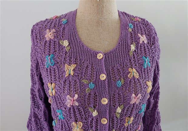Bluza tricotata Dolly mov