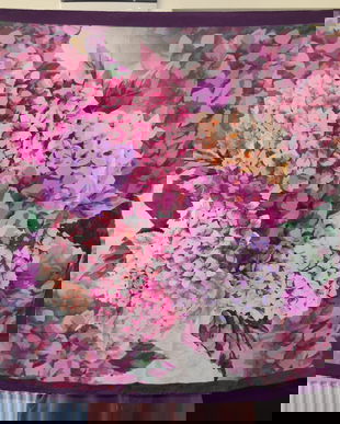 Esarfa Armine model hortensie