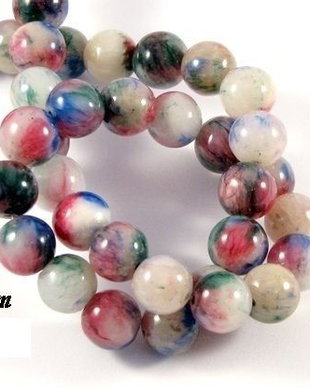 3871 - (37buc) Jad multicolor 10mm