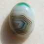 Cabochon agata dungata aprox 25.5x18.5x9 mm