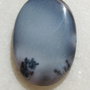 Cabochon opal dendritic aprox 37.2x22.5x4.7 mm