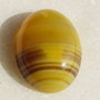 Cabochon agata dungata aprox 21.5x16.2x7.4 mm