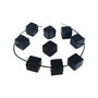 Cuburi, sticla neagra 11,5mm           GSLAK-T 072H