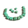 Howlit natural turcoaz patrat 10x10mm   GSLAK-T 086