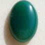 Cabochon 1 agata verde inchis aprox 30.5x20x7 mm