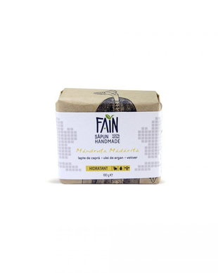 Săpun natural hidratant cu argan, lapte de capră, laptișor de matcă pur și miere