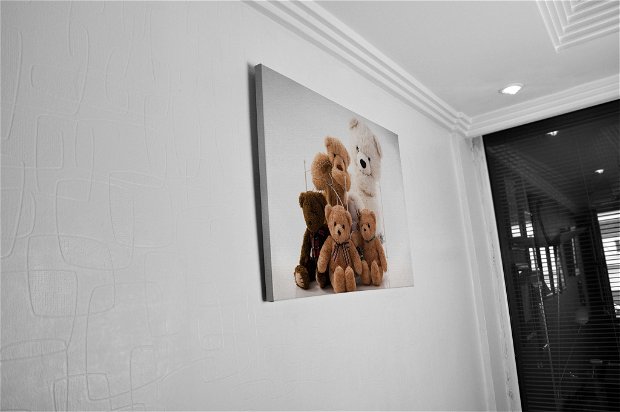 TABLOU CANVAS - TOY BEARS