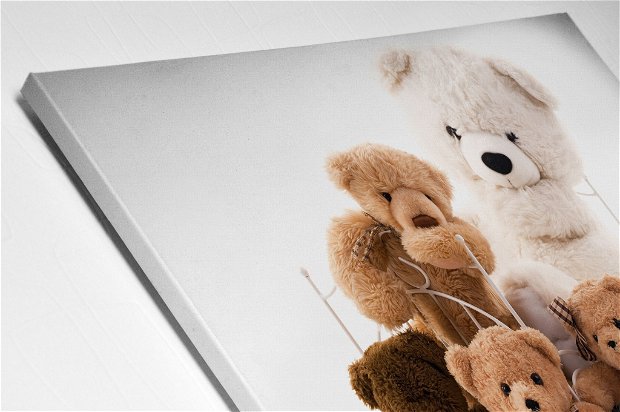 TABLOU CANVAS - TOY BEARS
