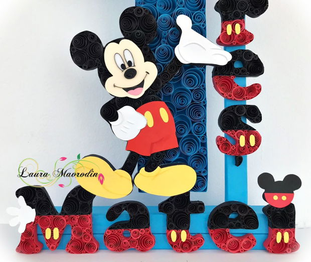 Nume quilling personalizat