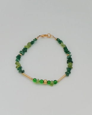 Bratara aventurin, peridot