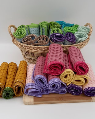 Servețele textile - lavete lavabile pentru uz zilnic