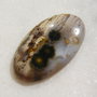 Cabochon ocean jasper (INDIA - lucrat manual) aprox 39x22.5x5.4 mm