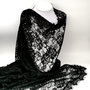 Sal dantela neagra CHANTILLY