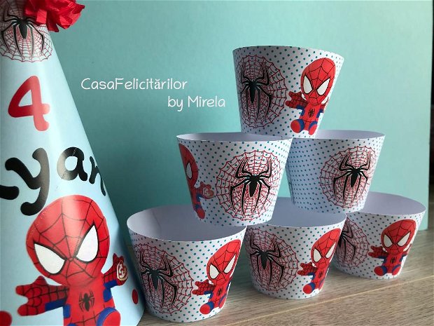 Coif petrecere tematica baby Spiderman
