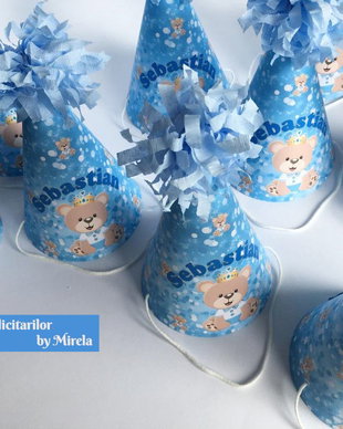 Coif  petrecere Ursulet personalizat