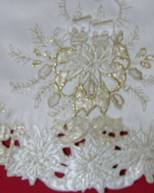 Mileu broderie Craciun 27 cm