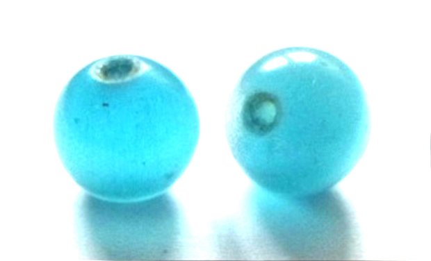 Margele ochi de pisica blue 10 mm