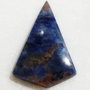 Cabochon sodalit (INDIA - lucrat manual) aprox  41.5x24.5x5.5 mm