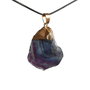 Pandantiv fluorit natural brut  34x20mm GSLAK-T 074.1