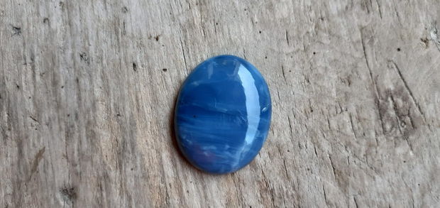 Cabochon opal albastru african, 28x22 mm