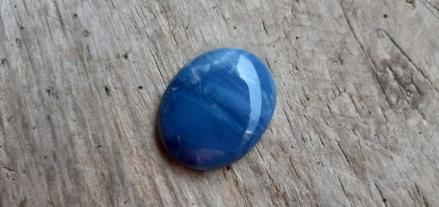 Cabochon opal albastru african, 28x22 mm