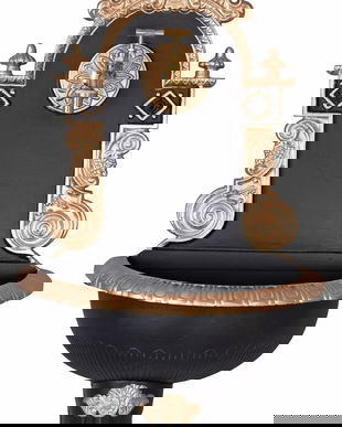 Cismea neagra cu auriu de perete