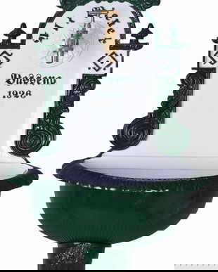 Cismea verde cu alb de perete