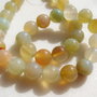 Agate "struguri parguiti" aprox 10.5 mm