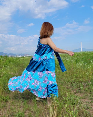 Rochie MAxi, Top - pentru plajă, soare și mare