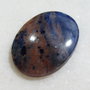 Cabochon sodalit (INDIA - lucrat manual) aprox 32x22.5x4 mm