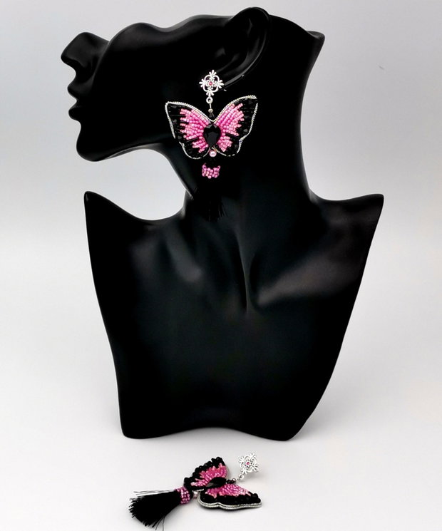 Rezervat Cercei - Pink Butterfly