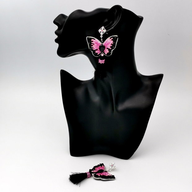 Rezervat Cercei - Pink Butterfly
