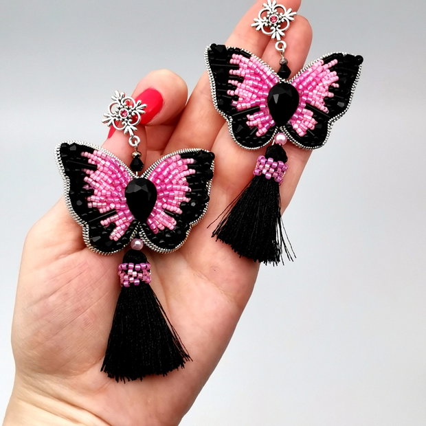 Rezervat Cercei - Pink Butterfly