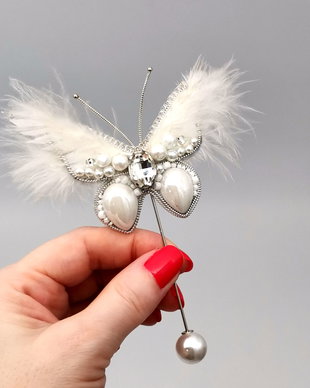 Brosa - White Butterfly